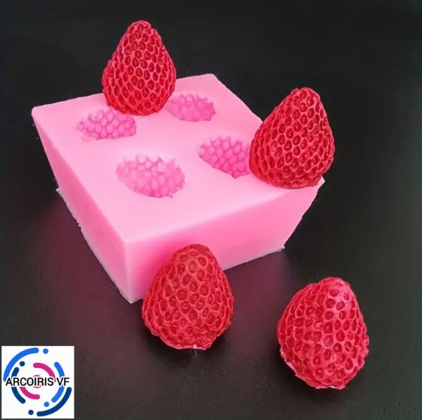 Producto - Molde 4 Frutillas