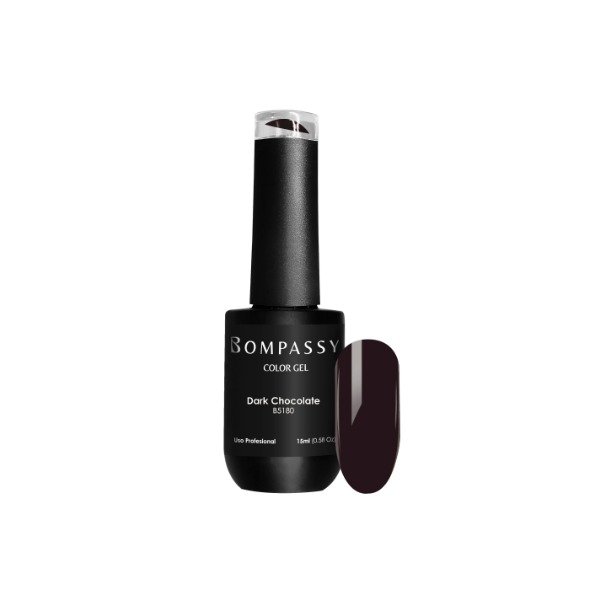 Producto - ESMALTE SEMI BOMPASSY DARK CHOCOLATE 15ML