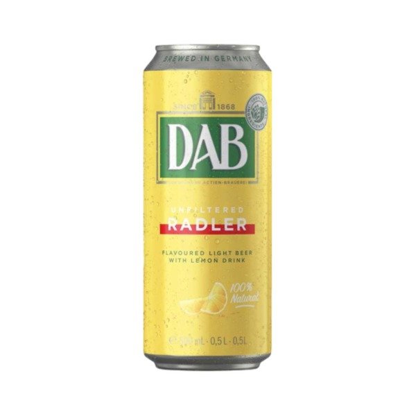 Producto - DAB Radler Lata 500 ml Cerveza Importada