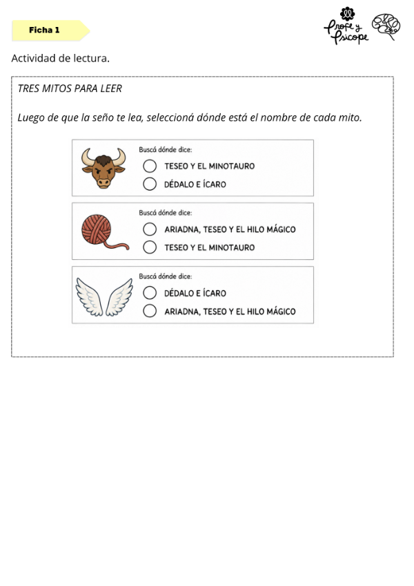 Producto - LABERINTOS I: TESEO Y EL MINOTAURO: 5to y 6to 3 niveles de alfabetización - 1