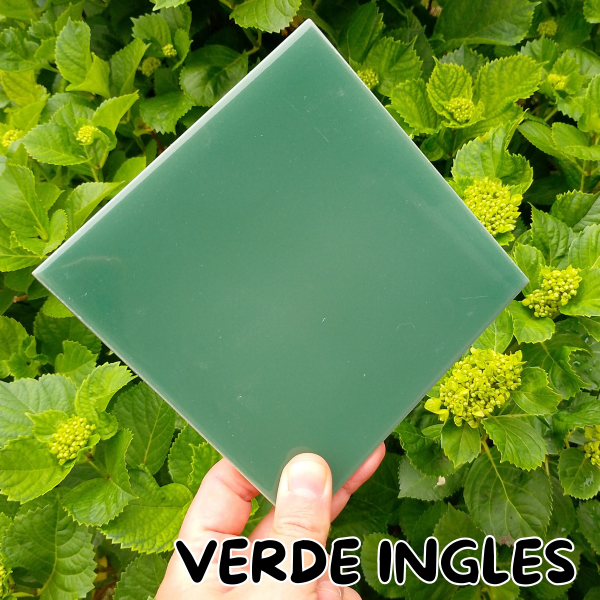 Producto - Azulejo 15x15 cm Verde Ingles