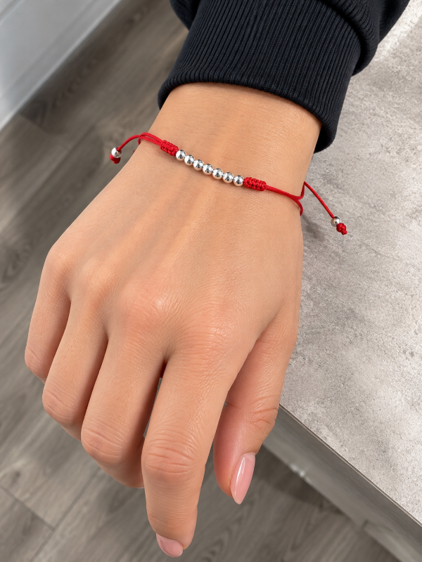 Producto - Pulsera hilo rojo ajustable