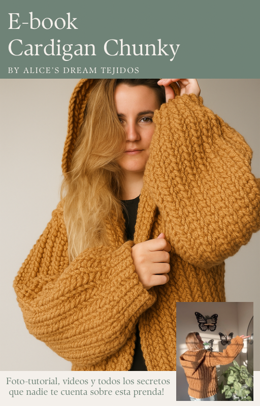 Producto - E-book Cardigan Chunky
