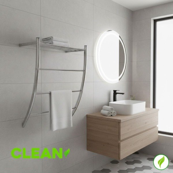 Producto - Toallero Cromado Estante De Pared