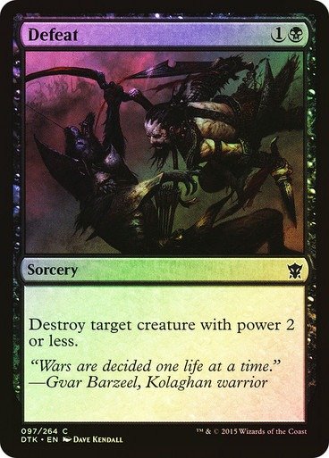 Producto - Defeat Foil  Dragons of Tarkir