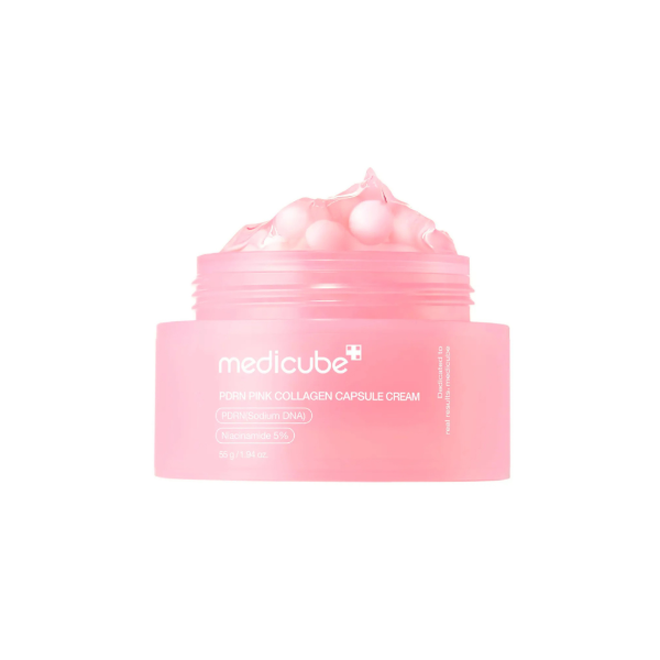 Producto - Medicube PDRN Pink Collagen Capsule Cream - Crema Iluminadora (55g)