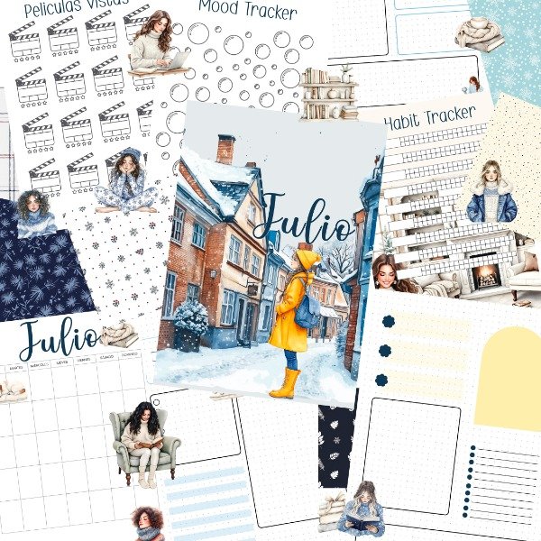 Producto - Kit bullet journal: Julio
