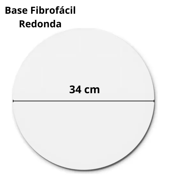 Producto - Base Fibrofácil Redonda 34 cm