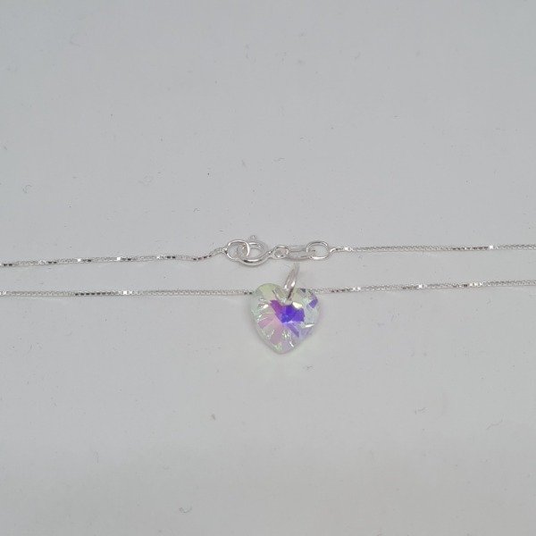 Producto - Collar corazon tornasol