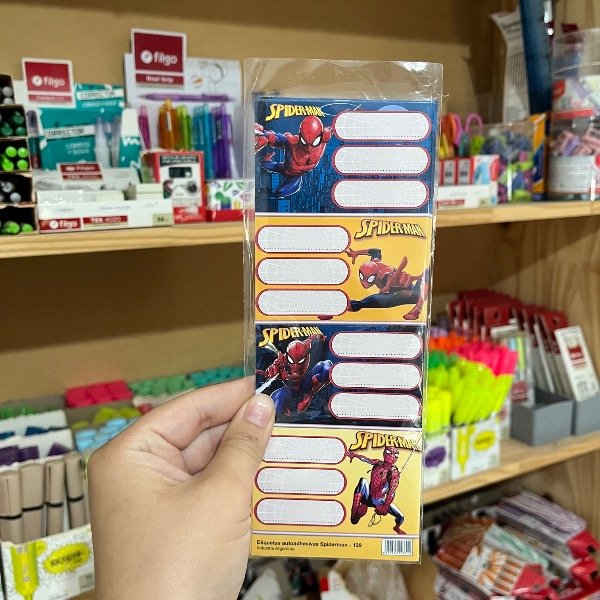 Producto - Rótulo spider-man x12u