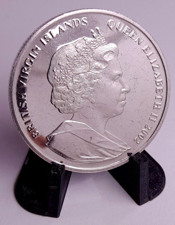 Producto - Islas Vírgenes Británicas 1 Dolar 2002 Muerte de la Princesa Diana Km#204 Aunc - 1