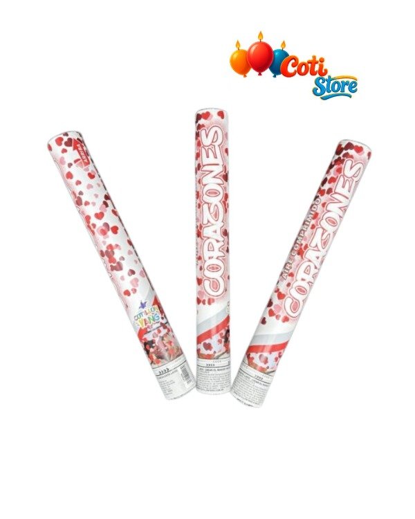 Producto - Cañon Lanzapapel 40cm Corazones