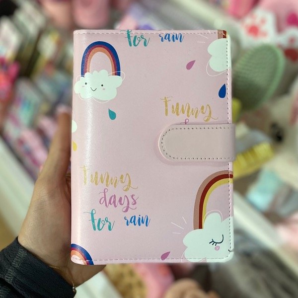 Producto - Cuaderno Agenda Rosa Arcoiris 19 X 14 BB20319