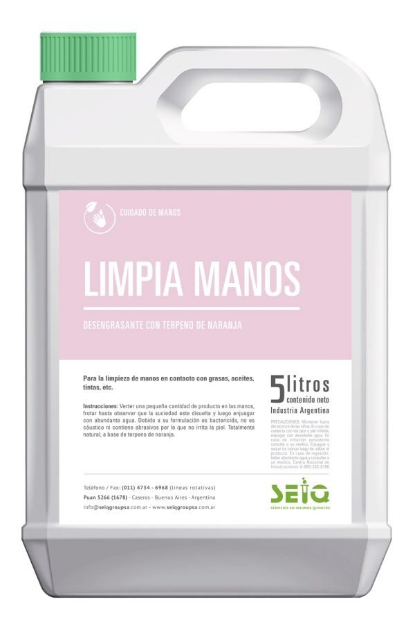 Producto - SEIQ LAVA MANO C/ TERPENO DE NARANJA