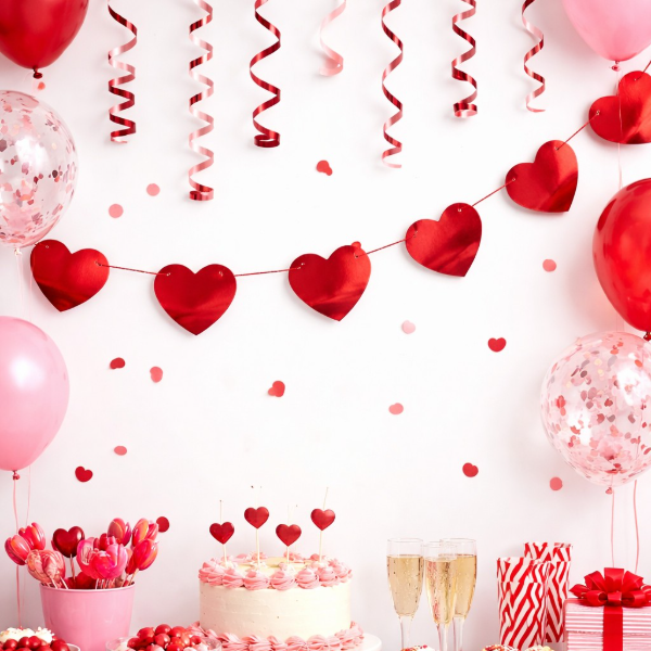 Producto - Guirnalda Corazones Rojos