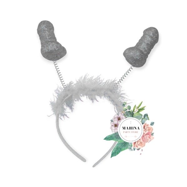 Producto - Vincha de pene plata