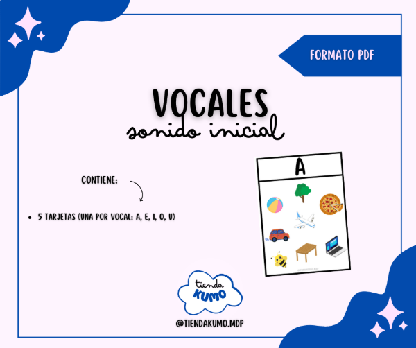 Producto - VOCALES SONIDO INICIAL- PDF