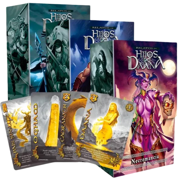 Producto - PREVENTA 3 Relatos de Hijos de Daana (3 modelos) + 2 cartas secretas al azar