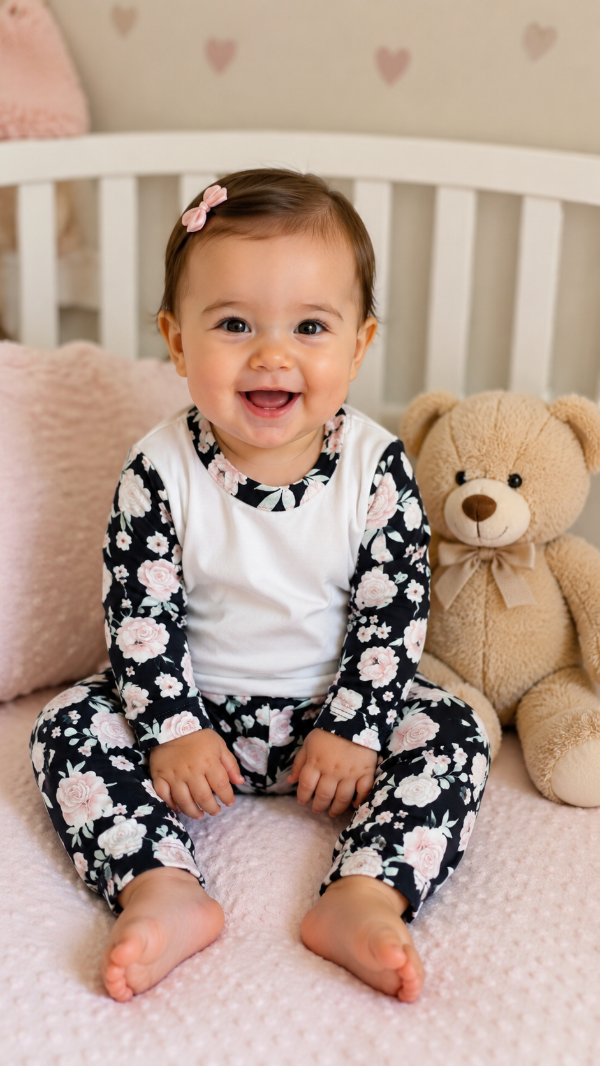 Producto - Pijama ROSAS  baby combinado