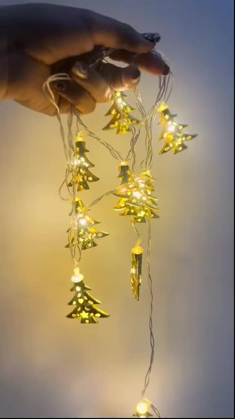 Producto - Guirnalda de Arbolitos de Luz Calida