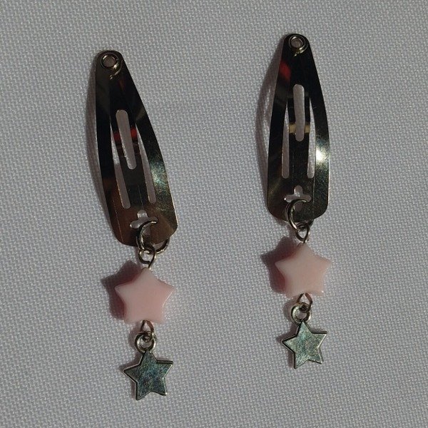 Producto - Hebillas mini estrellitas rosa