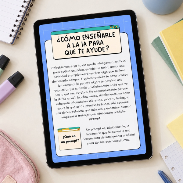 Producto - Los 7 prompts con los que entrené a la IA para trabajar en educación - 1