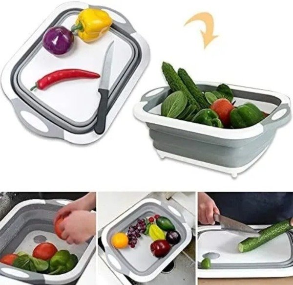 Producto - TABLA DE PICAR PLEGABLE CON BOWL DE SILICONA
