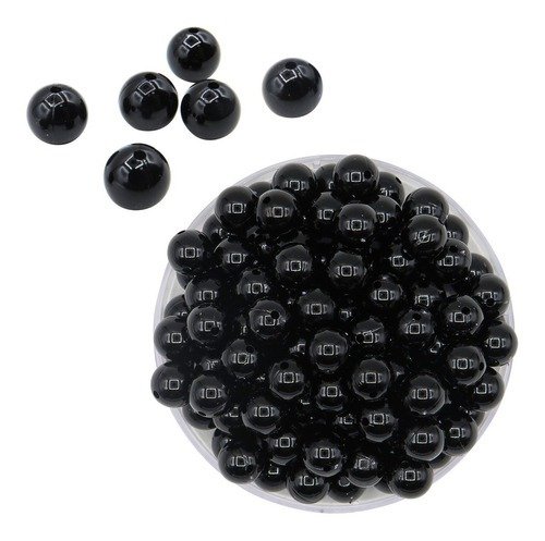 Producto - Bolitas plasticas negras x25 grs N8