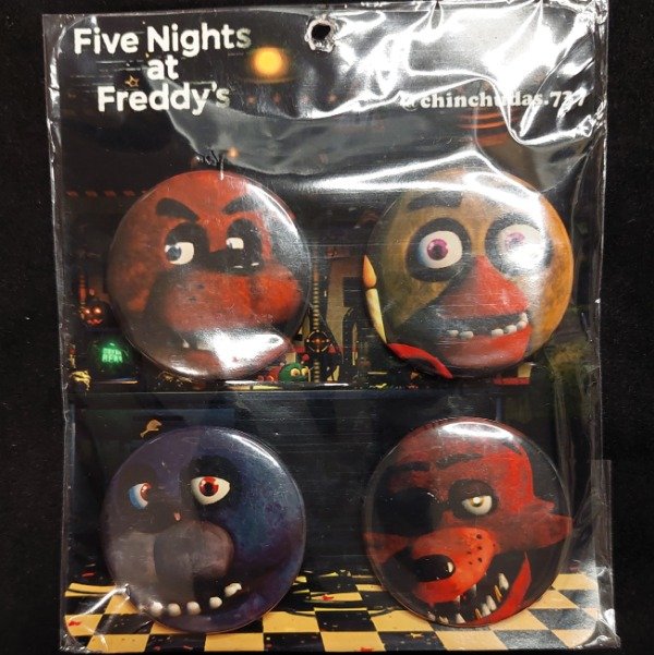 Producto - FIVE NIGHTS AT FREDDY'S (pack de 4 pines)