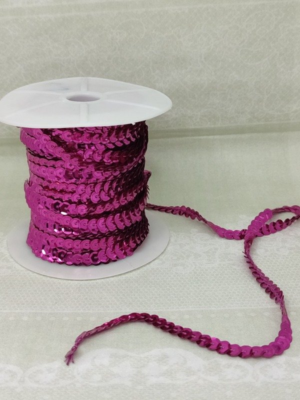 Producto - Lentejuela fucsia x metro