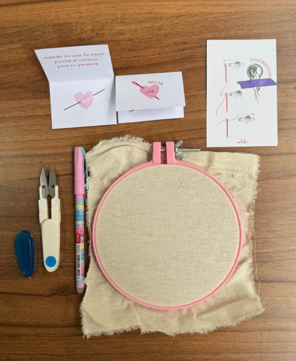 Producto - Kit de bordado: ESENCIALES