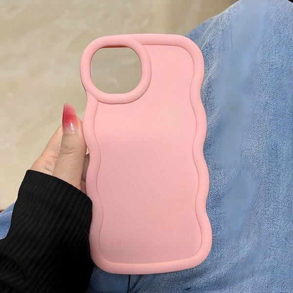 Producto - Funda TPU Curvy Rosa para Xiaomi Redmi Note 15C