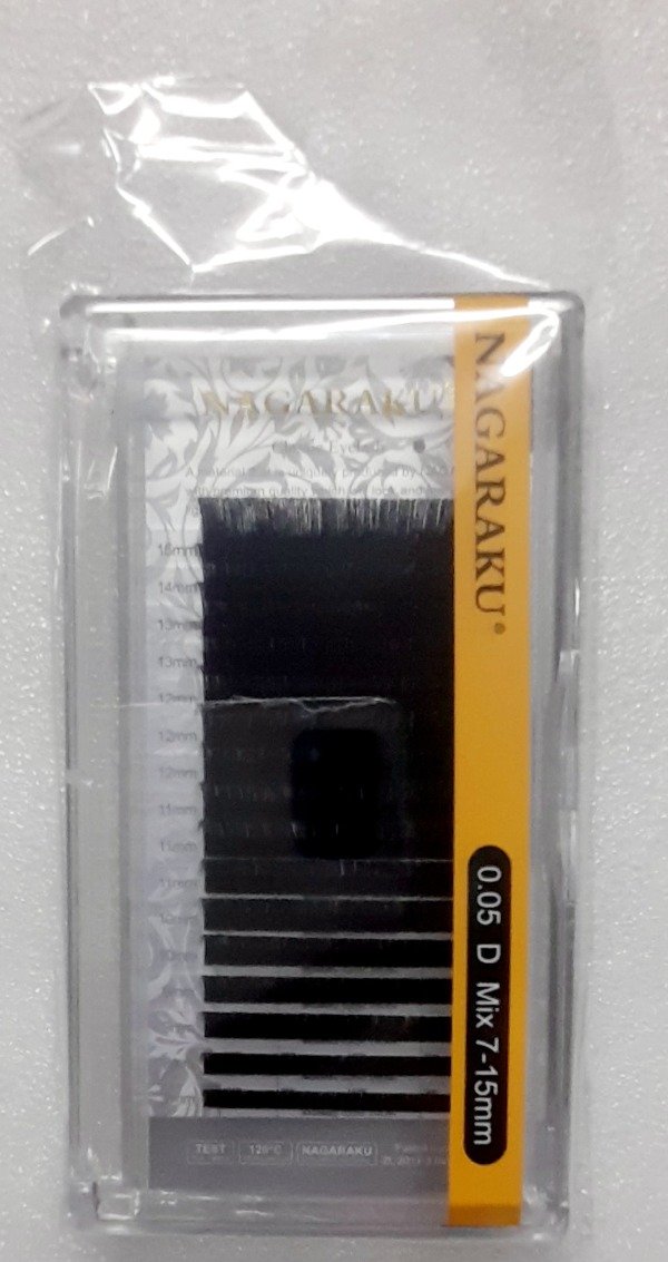Producto - Pestañas Nagaraku 0.05D Mix 7/15mm premium SP 10/25