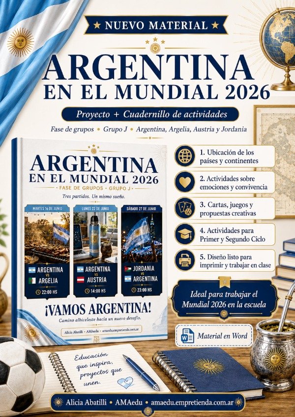 Producto - ARGENTINA EN EL MUNDIAL - EL GRUPO J