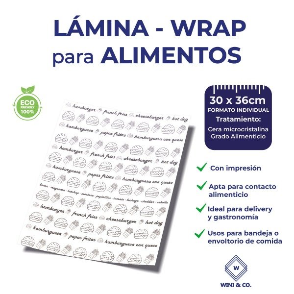 Producto - Laminas (Wraps) 30x36 NEGRO