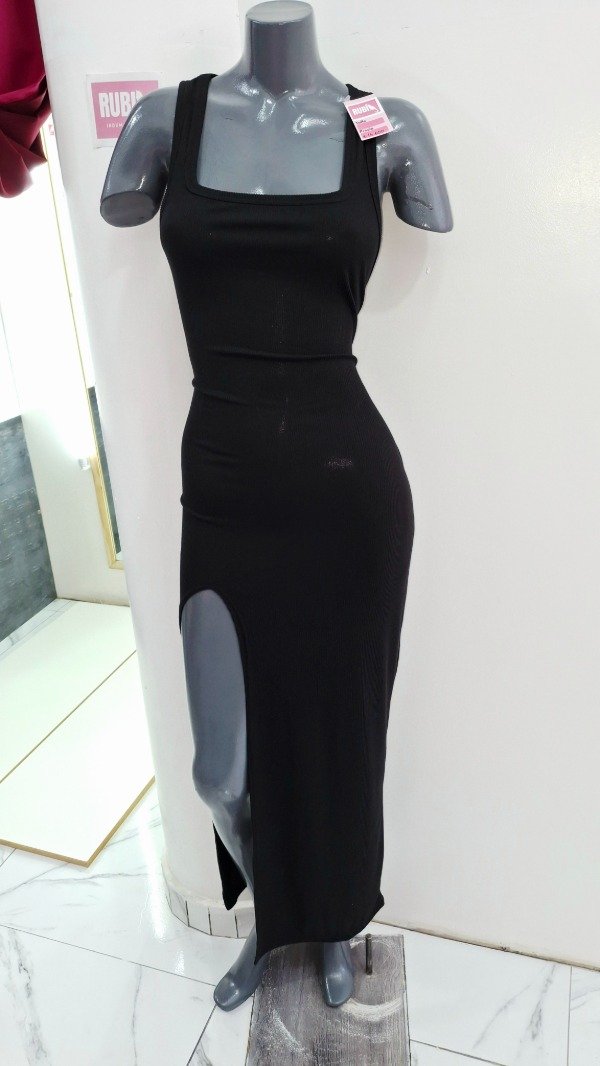 Producto - Vestido largo con tajo
