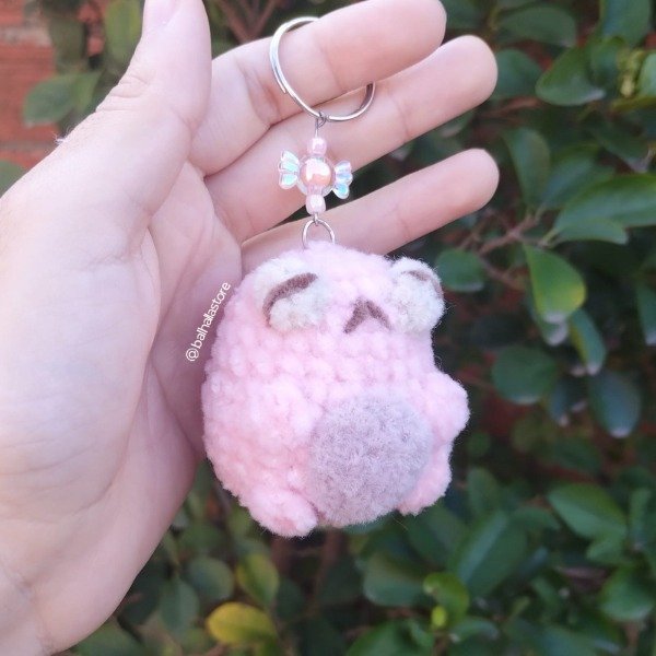 Producto - Llavero Rana Rosa