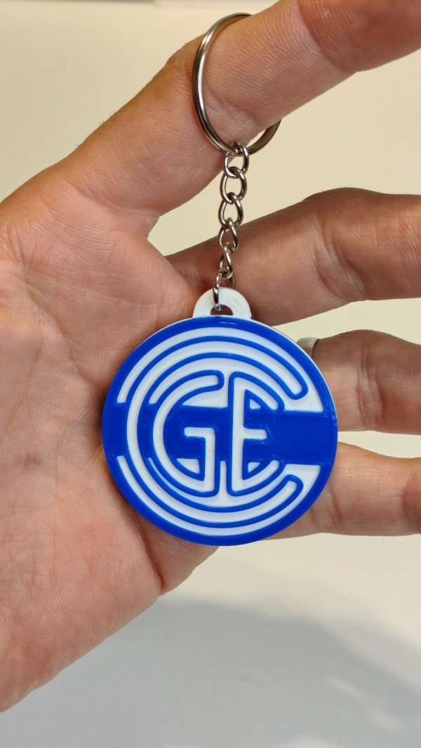 Producto - LLAVERO ESCUDO CLUB GIMNASIA Y ESGRIMA LA PLATA CIRCULAR - 1