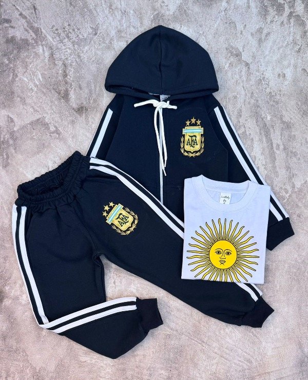 Producto - TRÍO AFA AZUL MARINO (CAMPERA + REMERA + PANTALÓN)