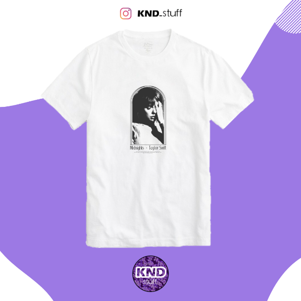 Remera midnights gris vintage dtf