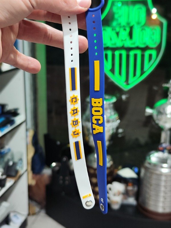 Producto - Pulsera Boca Juniors silicona regulable - 0