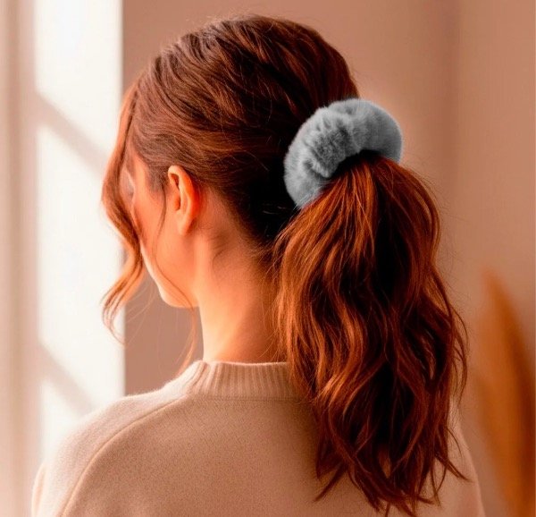 Producto - Colitas pelo piel gris