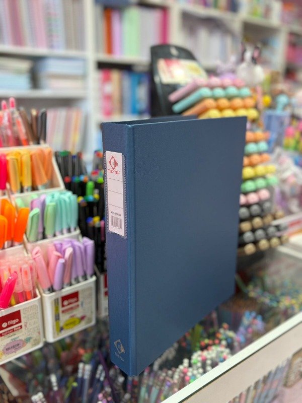 Producto - Carpeta A4 2x40 the pel - metalizada azul