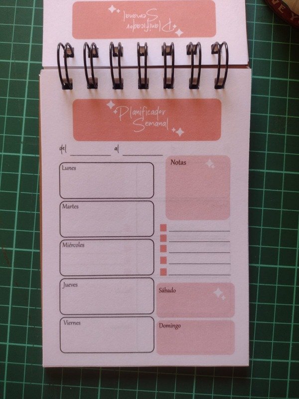 Producto - Planificadores Semanales A6 Bolsillo (10,5 x 14,8 cm)