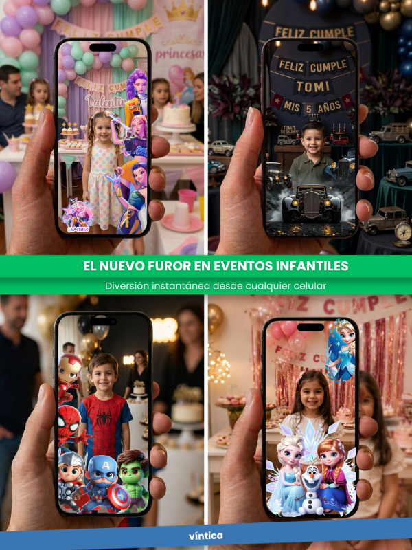 Producto - Fotocabina Virtual con Personajes / Fotos desde el Celular - 0