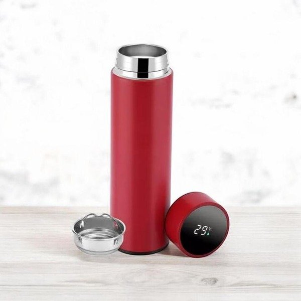 Producto - BOTELLA TERMICA LED (ROJA)