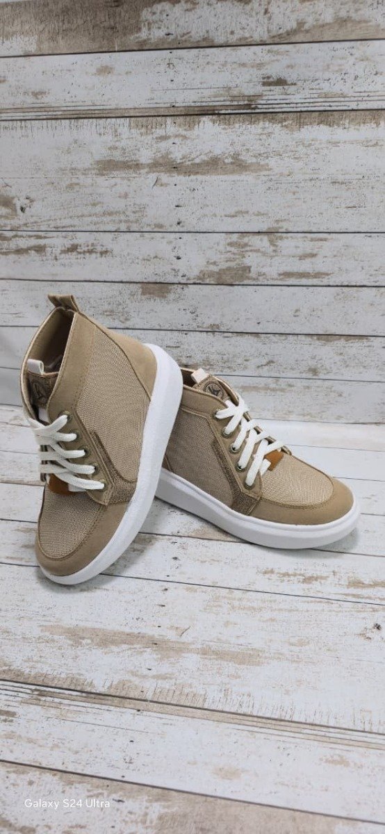 Producto - zapatilla botita con cordones camel del 36 al 40 - 2