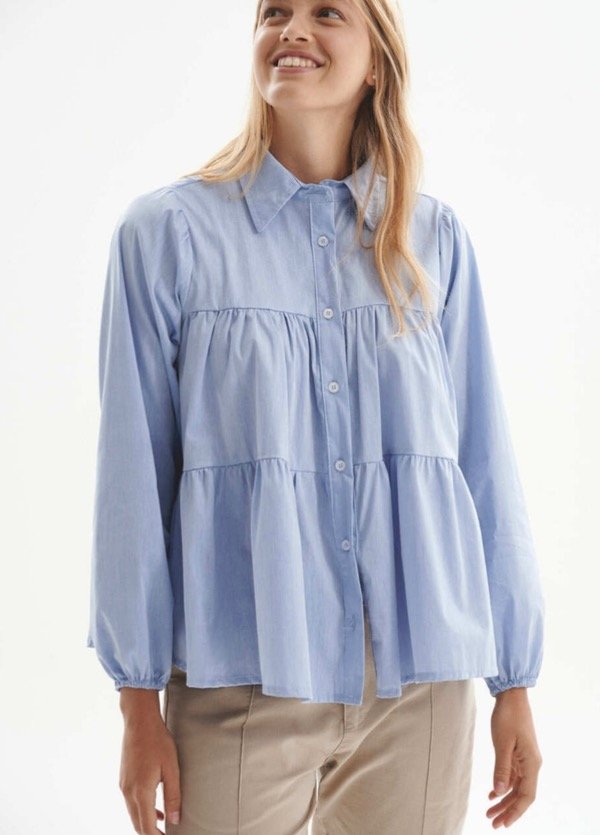 Producto - CAMISA BONNIE CELESTE