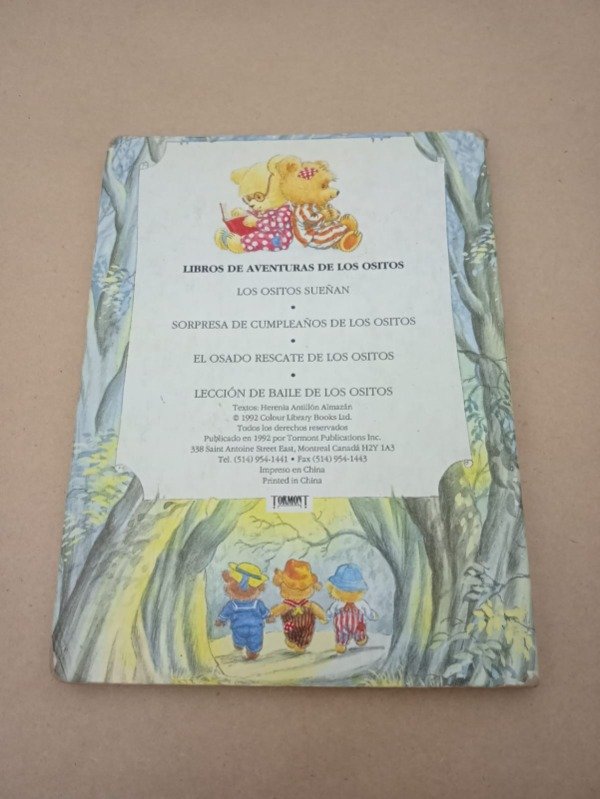Producto - Lección de baile de los ositos - Herenia Antillón Almazán - Colour Library 1992 - 1