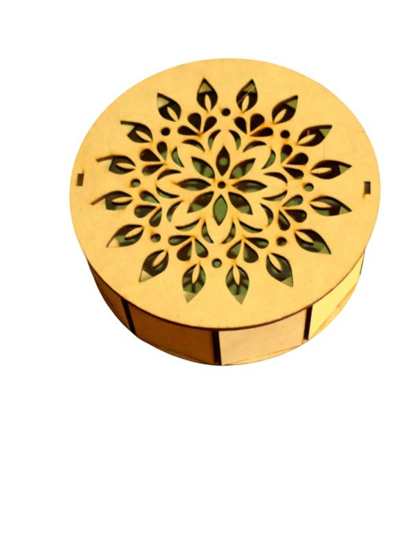 Producto - CAJA REDONDA  MANDALA 2